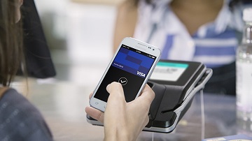 mobilepay-360x202 Using Visa Mobile Pay at a contactless-enabled terminal.