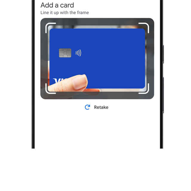 Google Pay - Add a card